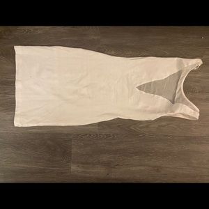 American apparel size a - white dress with mesh